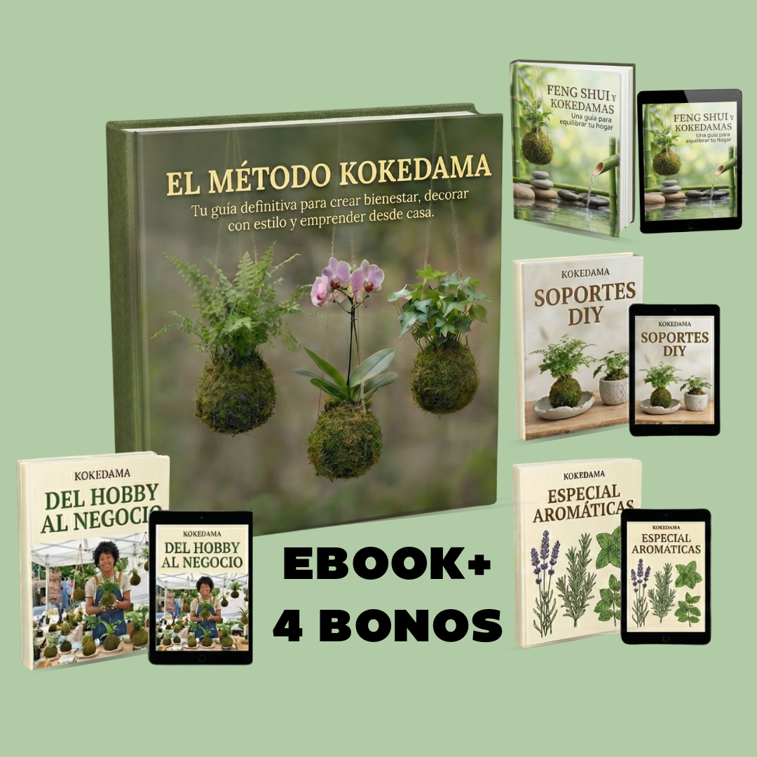 El Método Kokedama. Guía para crear arte, bienestar y negocio