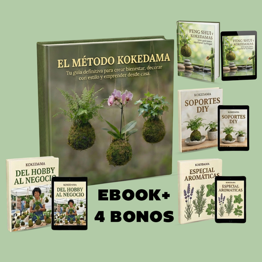 El Método Kokedama. Guía para crear arte, bienestar y negocio